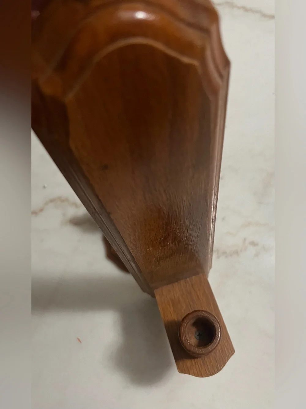 Vintage Traditional Or Colonial-style Solid Wood Wall Sconce Candle Holders
